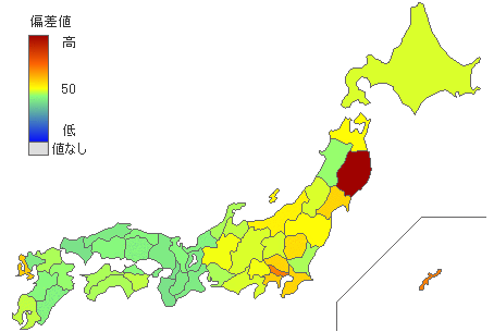都道府県別2016年参議院比例代表：生活の党と山本太郎となかまたち得票率 - とどラン