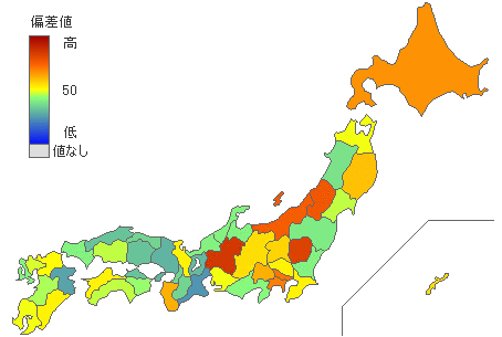 都道府県別2016年参議院比例代表：支持政党なし得票率 - とどラン