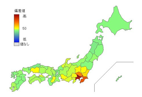 都道府県別統計とランキングで見る県民性