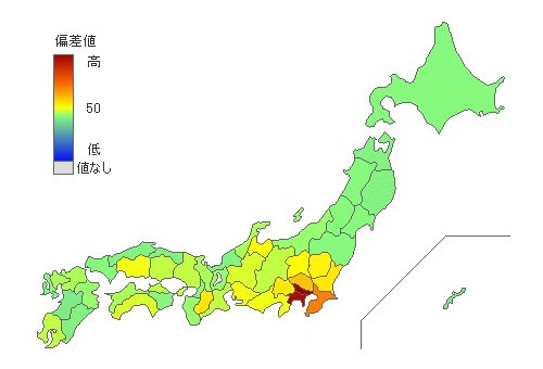 都道府県別統計とランキングで見る県民性