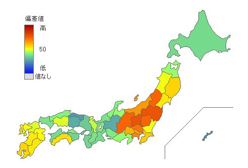 都道府県別きゅうり消費量 とどラン 都道府県別きゅうり消費量 とどラン