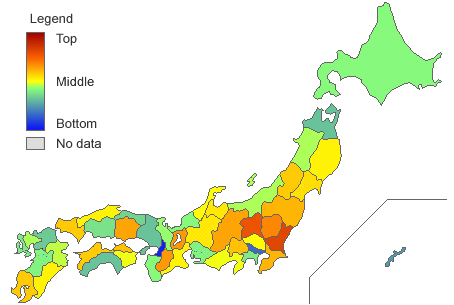 Participants in Gardening (25 years of age or more)