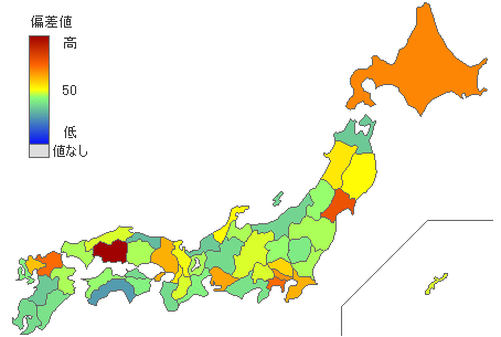 25歳以上スポーツ観戦人口 [ 2016年第一位 広島県 ]