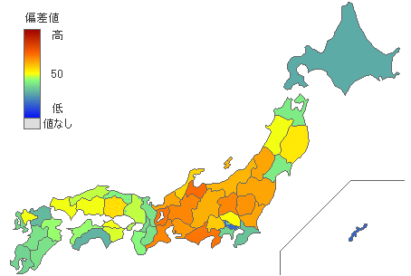 都道府県別第二次産業従業者数 - とどラン