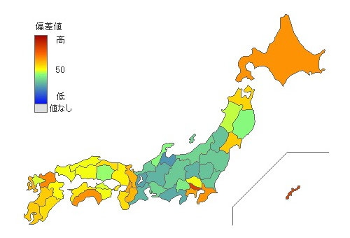 都道府県別第三次産業従業者数 とどラン