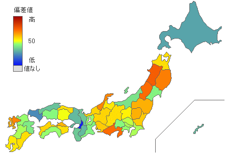 都道府県別2017年衆議院比例代表：希望の党得票率 - とどラン