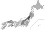 比例代表投票率(直近10年平均)