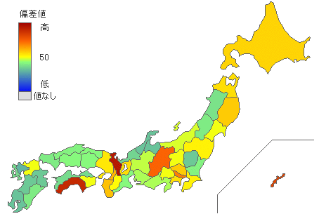 都道府県別2017年衆議院比例代表：日本共産党得票率 - とどラン