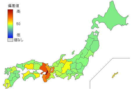 都道府県別2017年衆議院比例代表：日本維新の会得票率 - とどラン