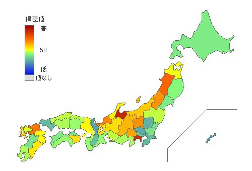 都道府県別統計とランキングで見る県民性