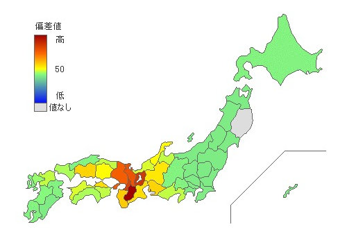 都道府県別統計とランキングで見る県民性