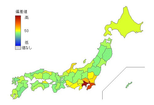 都道府県別統計とランキングで見る県民性