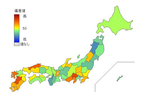 都道府県別高校男子サッカー部員数 とどラン 都道府県別高校男子サッカー部員数 とどラン