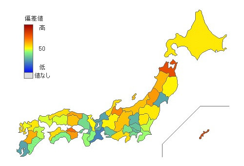 都道府県別統計とランキングで見る県民性