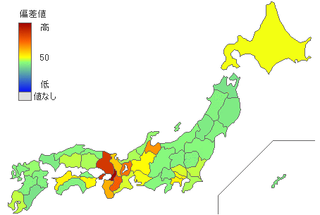 都道府県別2019年参議院比例代表：日本維新の会得票率 - とどラン