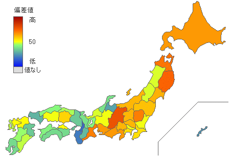 都道府県別2019年参議院比例代表：立憲民主党＋国民民主党得票率 - とどラン