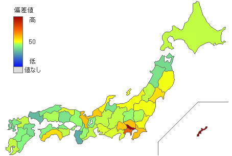 都道府県別2019年参議院比例代表：れいわ新選組得票率 - とどラン