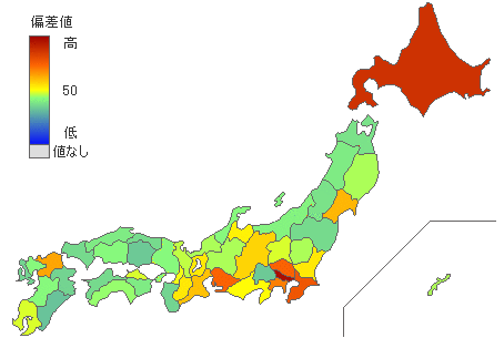 都道府県別2019年参議院比例代表：安楽死制度を考える会得票率 - とどラン