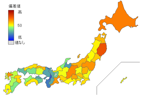 都道府県別2021年衆議院比例代表：立憲民主党得票率 - とどラン