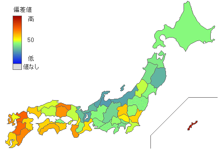 都道府県別2021年衆議院比例代表：公明党得票率 - とどラン