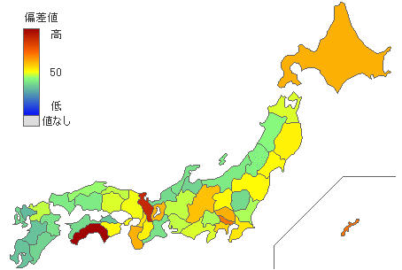 都道府県別2022年参議院比例代表：日本共産党得票率 - とどラン