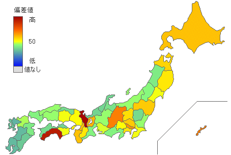 都道府県別2024年衆議院比例代表：日本共産党得票率 - とどラン