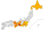 2024年衆議院比例代表：日本保守党得票率